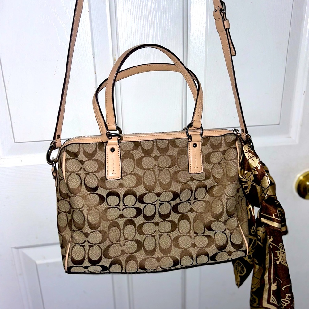 Coach Monogram python stripe purse!!! - Picture 2 of 2